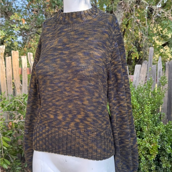 Olive & Midnight Blue Knit Sweater - Picture 1 of 6